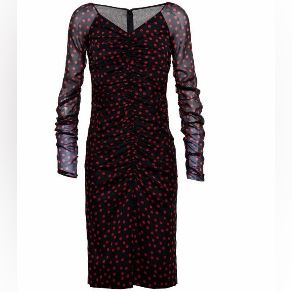 Dolce & Gabbana Silk Polka Dot Dress